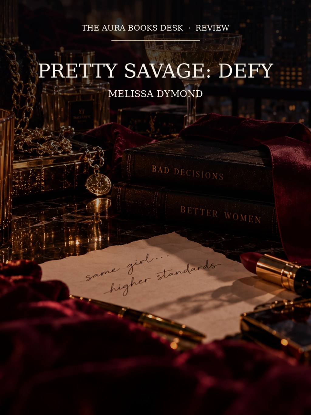 AURA Books Desk editorial review image for Pretty Savage: Defy by Melissa Dymond